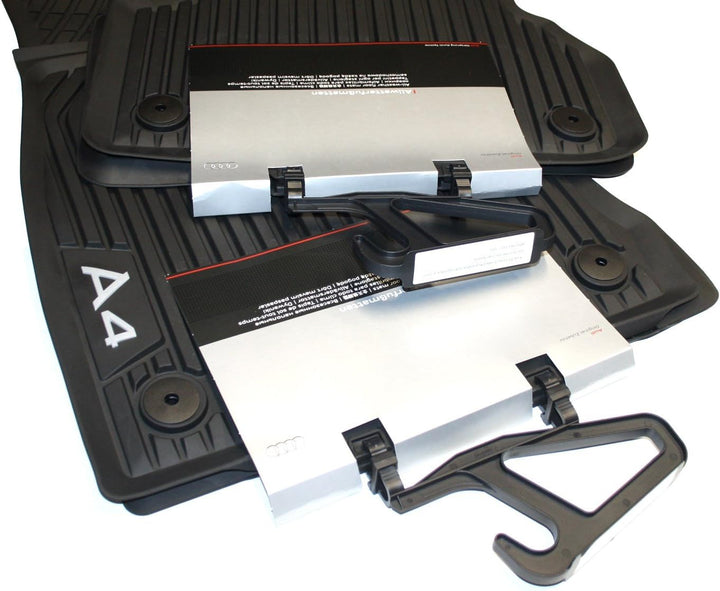 Original Audi A4 B9 8W Fussmatten Gummi Premium Gummimatten Allwetter 4-teilig vorn+hinten 8W1061501