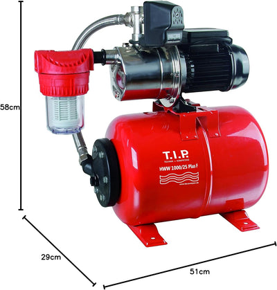 T.I.P. 31144 Hauswasserwerk HWW 1000/25 Plus F mit