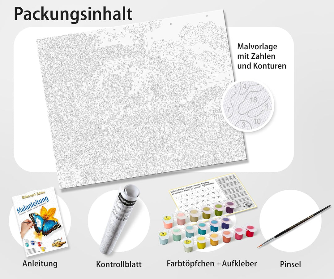 Schipper 609240923 Malen nach Zahlen – Verliebte Schwäne - Bilder malen für Erwachsene, inklusive Pi