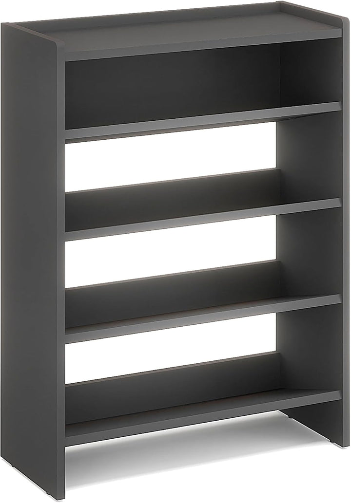 KOMTO Schuhregal Schmal - Schuhablage Flur mit 4 Ebenen Offener Schuhschrank Schuh Organizer Platzsp