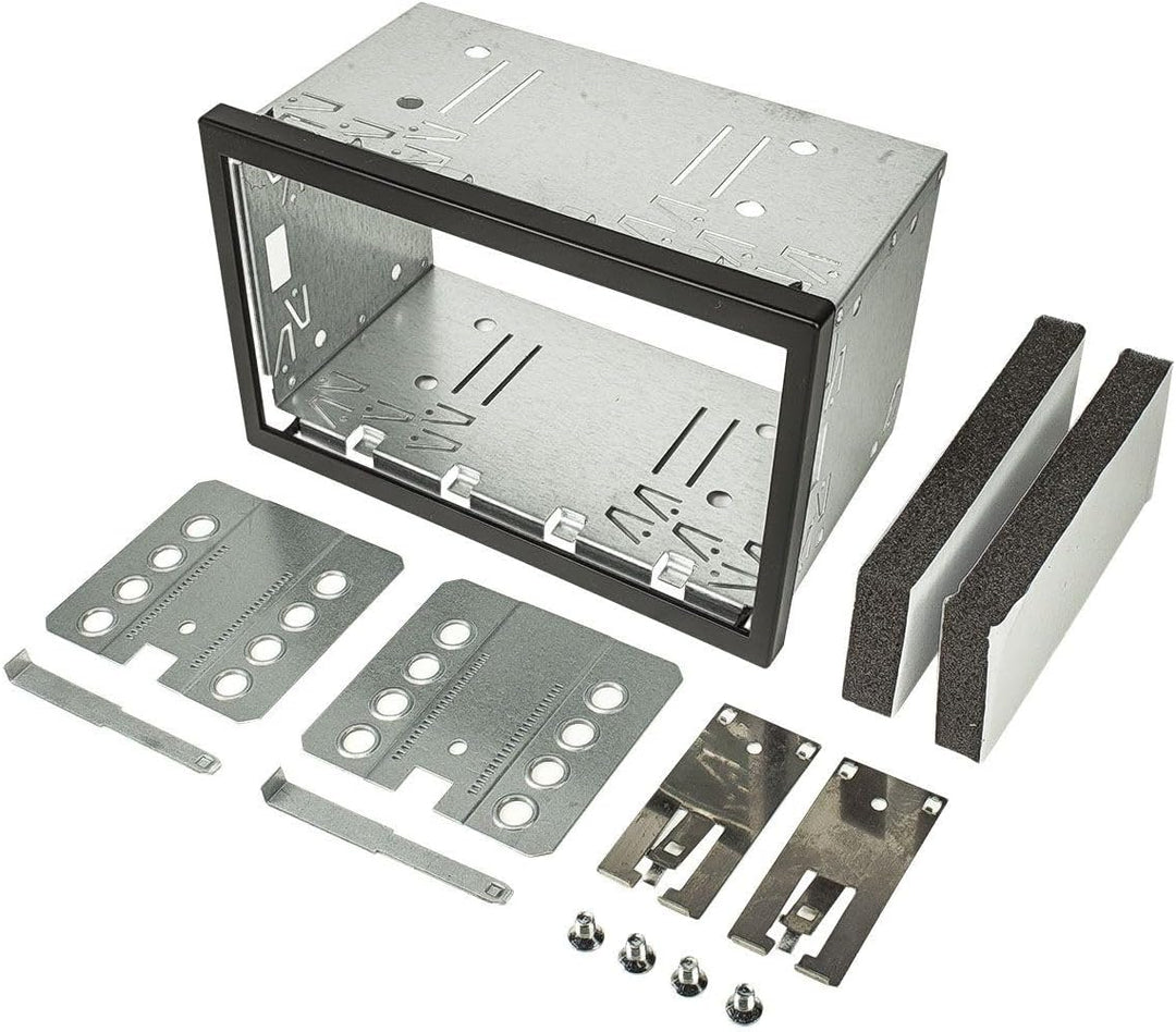tomzz Audio 2415-069 Doppel DIN Radioblende Set kompatibel mit Ford Focus 2 Fiesta C-Max S-Max Galax