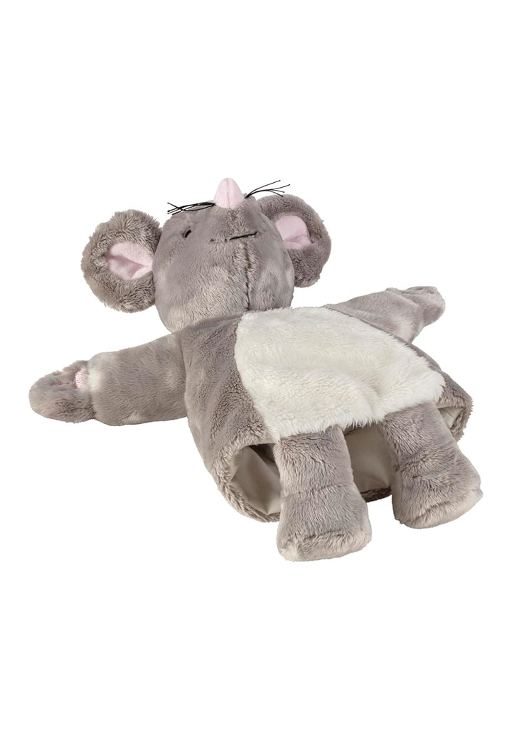 Handpuppe Maus, weiches Spielzeug für Kasperle Theater, zum Geschichten erzählen und erstes Rollensp