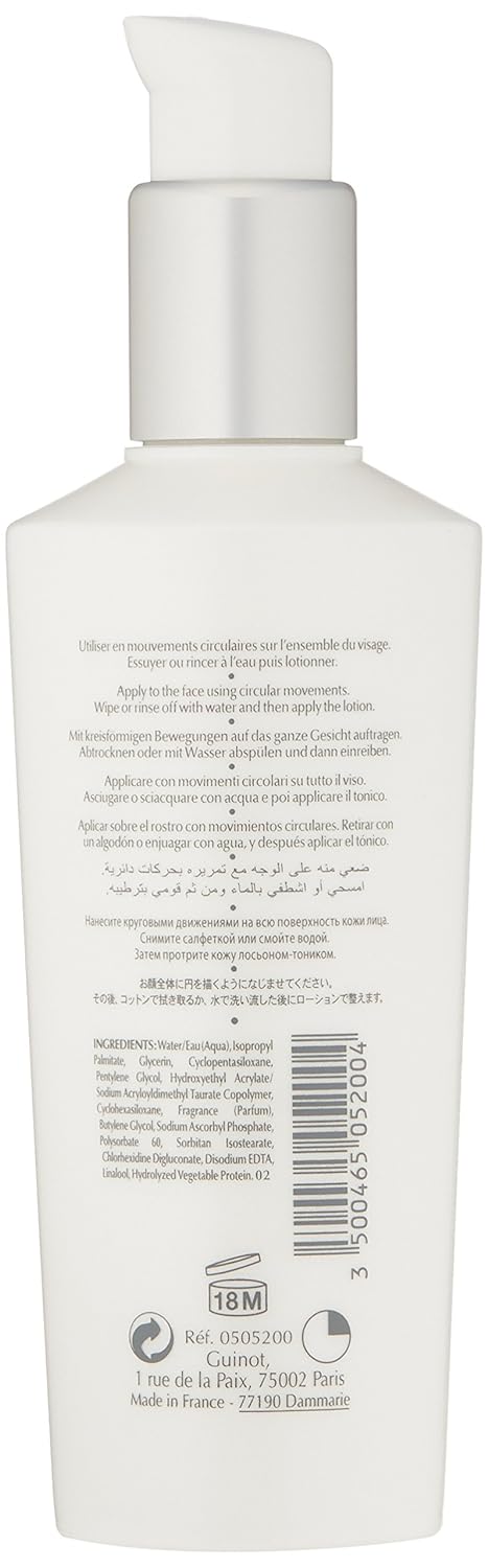 Guinot Newhite Gel de Lait Demaquillant Eclaircissant Perfect Brightening Cleanser ,1er Pack (1 x 20