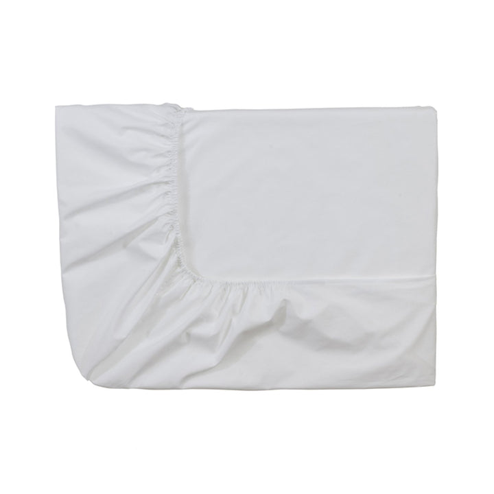 ESSIX Royal Line Spannbettlaken, Perkal-Baumwolle, weiss, 90 x 220 cm 90 x 220 cm Weiss, 90 x 220 cm