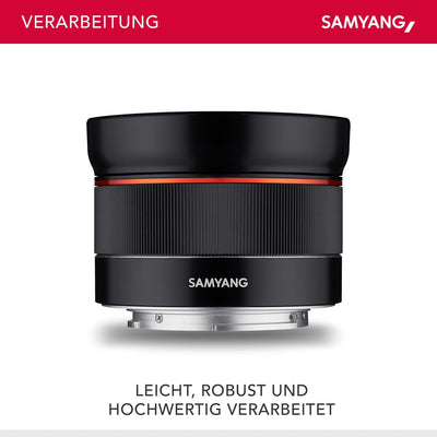 Samyang AF 24 mm F2.8 FE (Tiny but Wide) - Vollformat 24mm Weitwinkel Festbrennweite Autofokus Objek