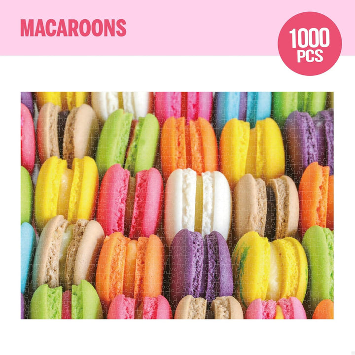ColorBaby 46974 Puzzle, Macarons, Macarons