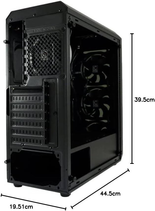 LC-Power Midi 703B Quad-Luxx - ATX Gaming-Gehäuse, LC-703B-ON 703B404, 703B404
