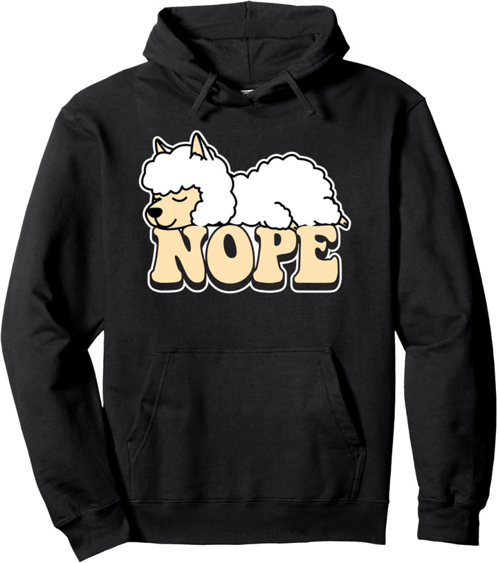 Nope Pako Alpaca Lama Alpakazüchter Alpaka Pullover Hoodie