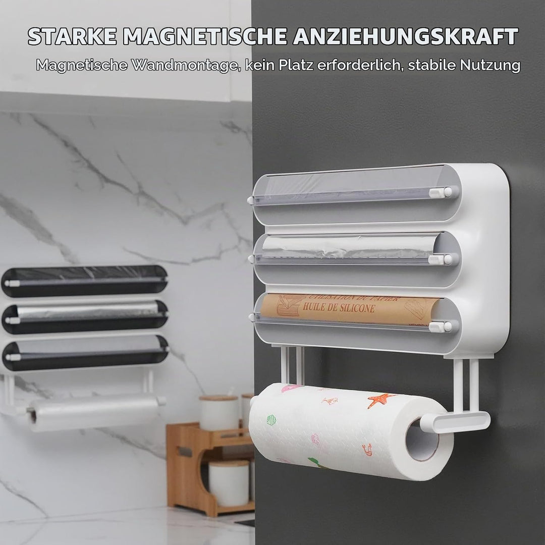 Küchenrollenhalter Wand,Frischhaltefolienspender und alufolie schublade,Alufolienspender und frischh