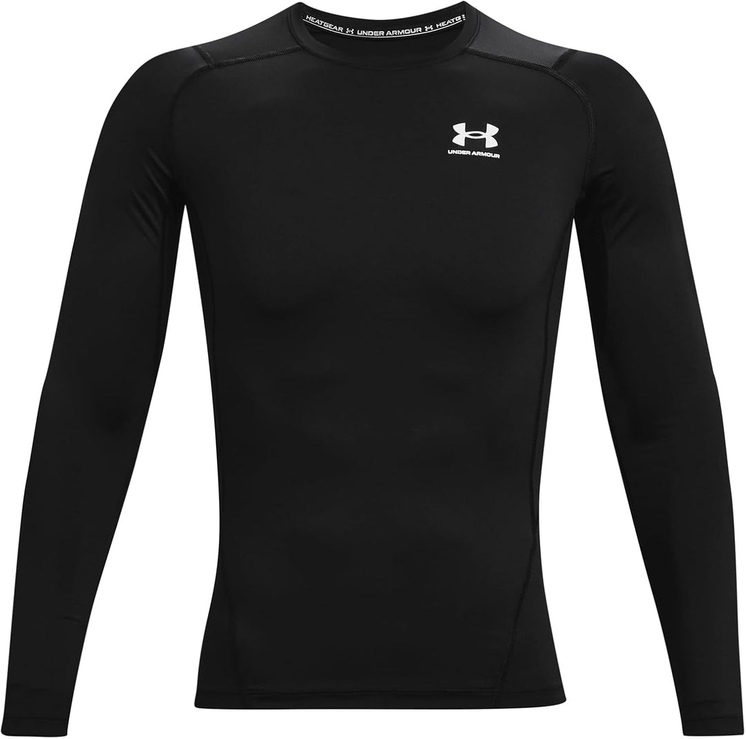 Under Armour Herren Armour HeatGear Compression Long-Sleeve T-Shirt Hemd, Blickdicht Schwarz XS, Sch
