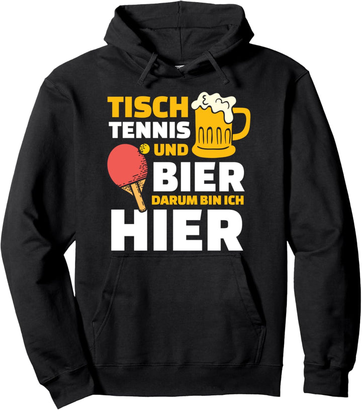 Tischtennisspieler, Ping Pong Design I Tischtennis Pullover Hoodie