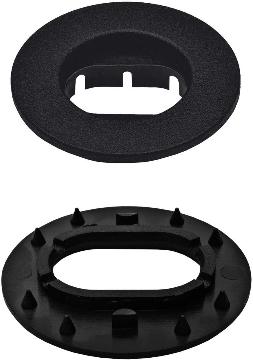 Das Teppich Auto, sprint01301, FuÃŸmatten Teppiche Schwarz rutschfest, verstÃ¤rkter Rand, zweifarbig