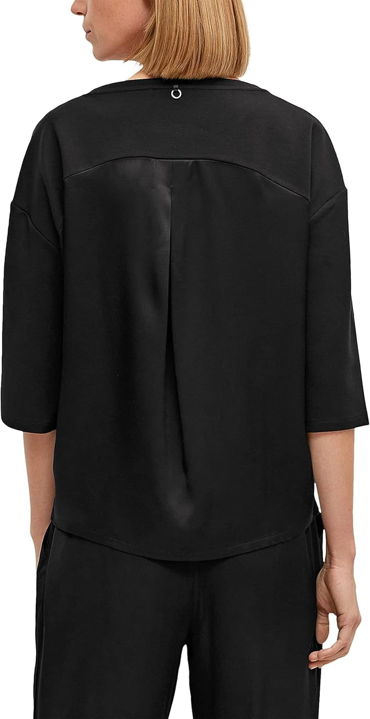 comma Damen Sweatshirt 36 9999 Schwarz, 36 9999 Schwarz
