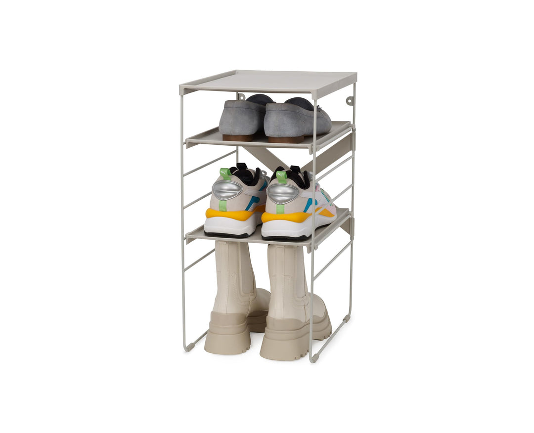 Joseph Joseph Level Verstellbar Schuhregal, Starke Schuhregale und Stahlrahmen, 4 Paar Schuhe Einfac