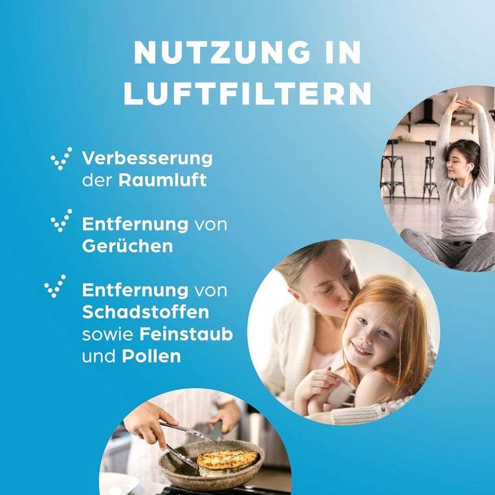 ADNOL® Aktivkohle Pellets 20 Liter aus Steinkohle für Luftreinigung sowie Gasreinigung z.B. für Duns