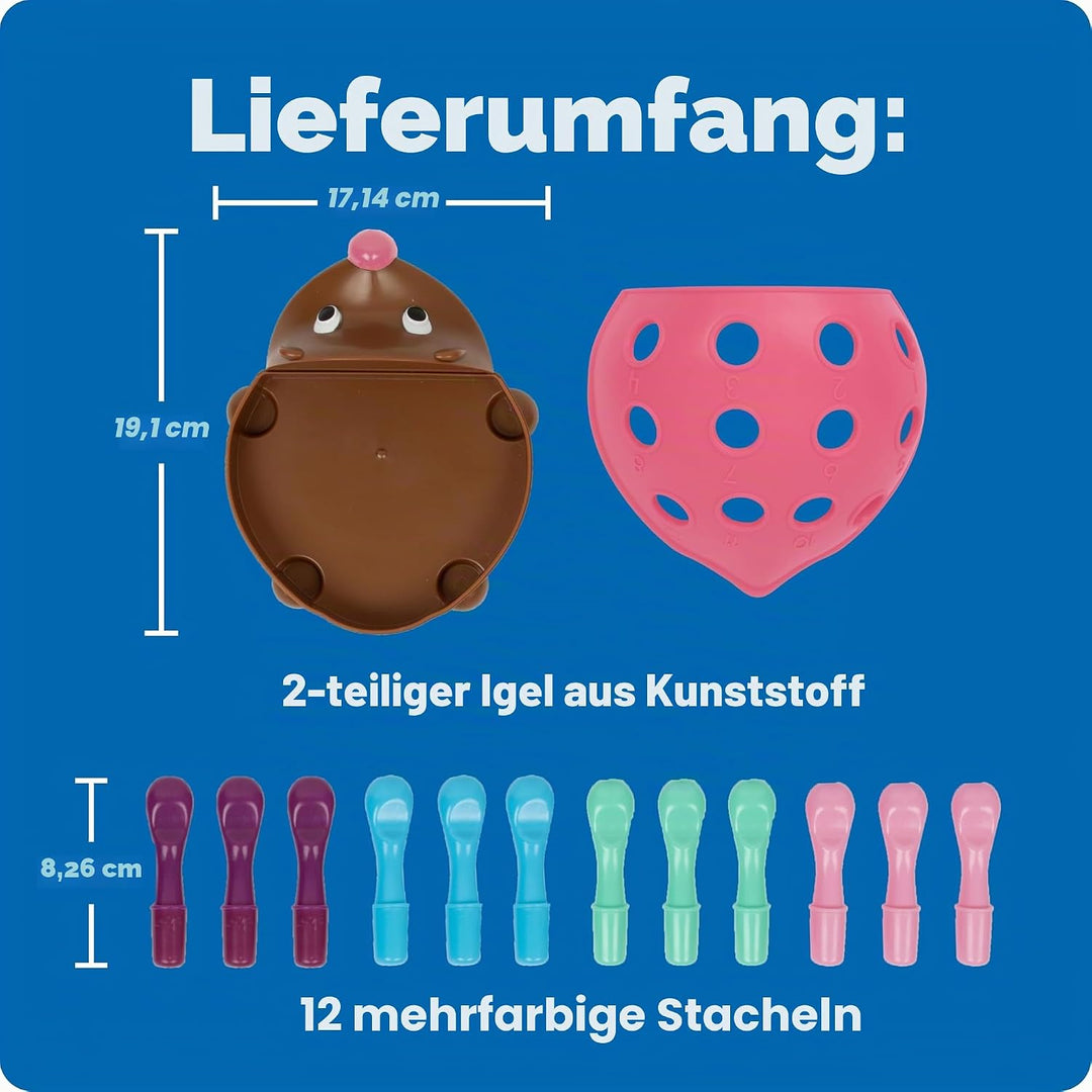 Learning Resources Spike – der feinmotorische Igel Rosa, 14 Stück, ab 18 Monate, feinmotorisches & s