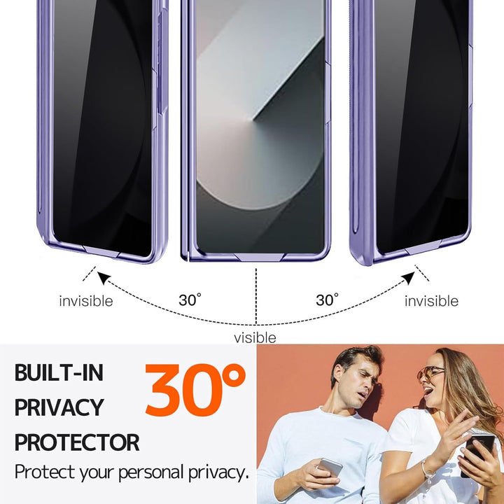 NINKI für Samsung Galaxy Z Fold 6 Hülle mit Privacy Screen Protector, [Frontbildschirm] [Unsichtbare