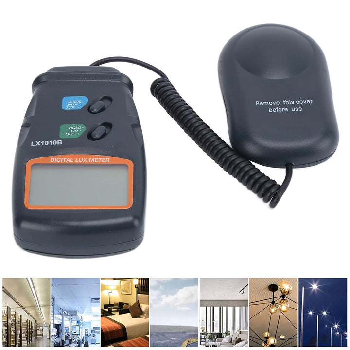 Digital Luxmeter Lichtmesser, LX1010B 0-50.000 Lux Messgerät, Handheld Lichtmessgerät, Beleuchtungst