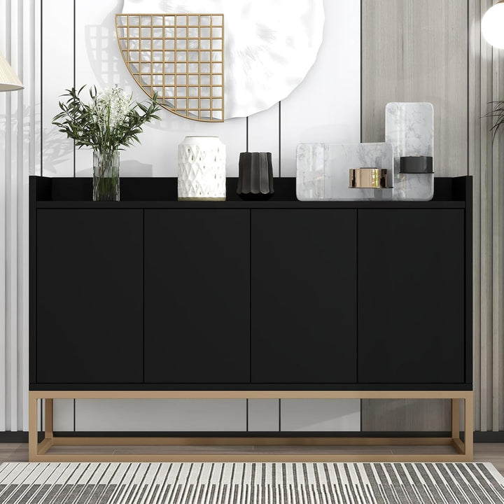 Aufbewahrungsschrank mit Tür, Kleiderschrank mit Regal Sideboard, Esszimmer, Garderobe, Wohnzimmer,