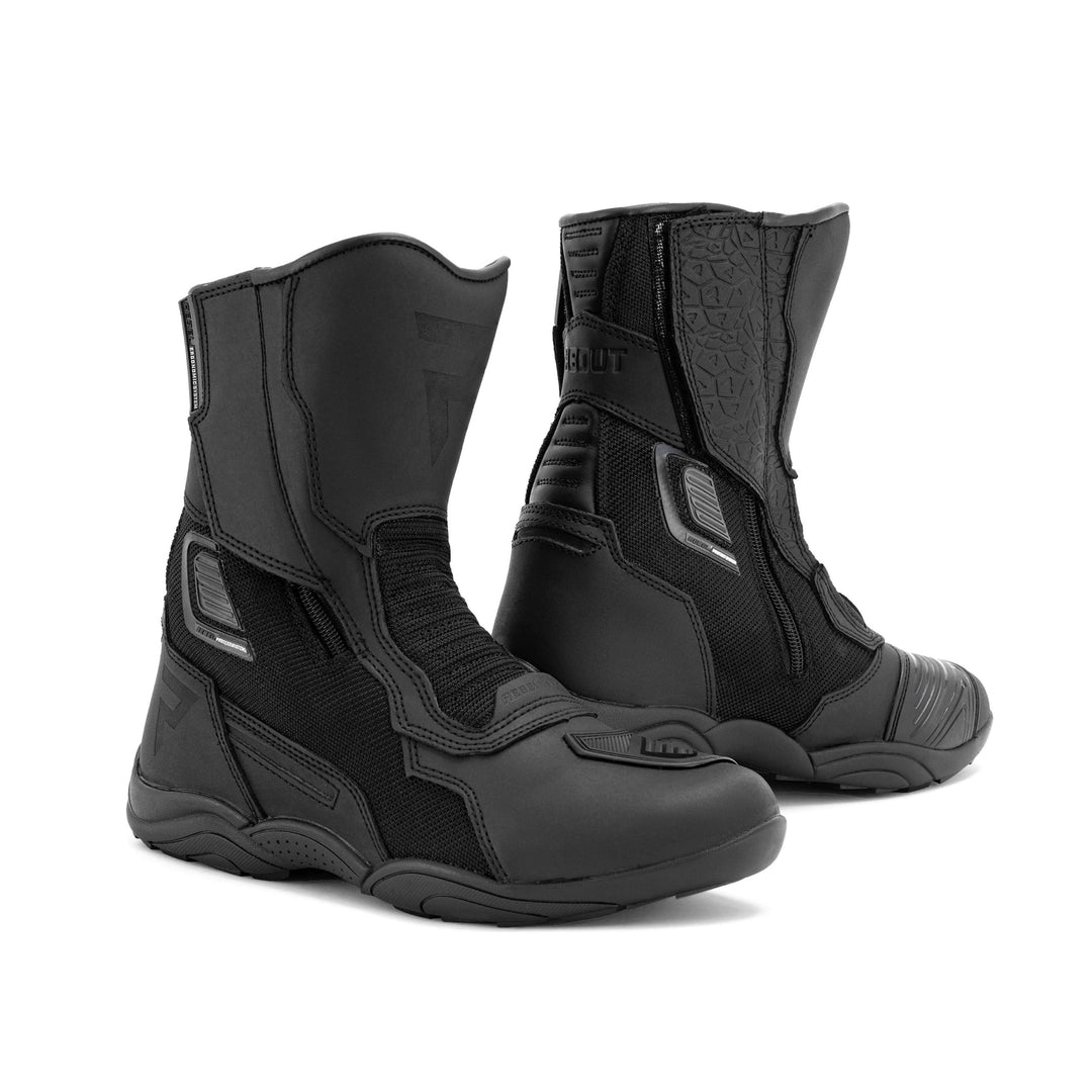 REBELHORN Scout Air Motorradstiefel Mesh-Belüftungseinsätze Knöchel- und Fersenschutz Antibakteriell