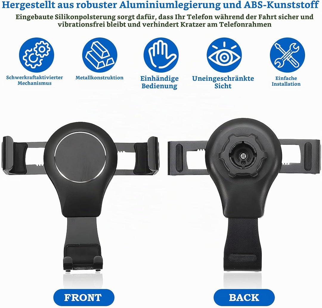 Handyhalterung Auto, Car Phone Holder, Holder Phone Mount Verstellbarer Blickwinkel, 360° Drehbar KF