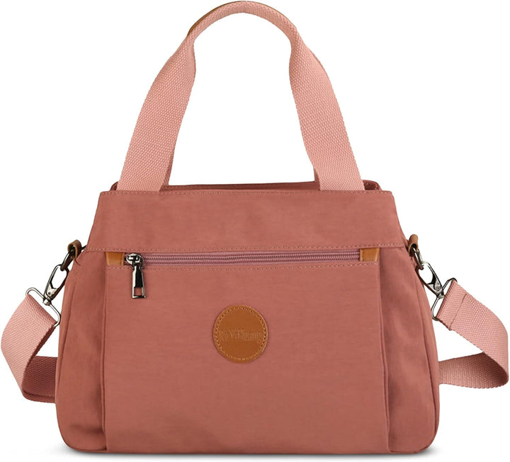 DORRISO Damen Umhängetasche Canvas Handtasche Schultertasche Casual Umhängetaschen Gross Kapazität S