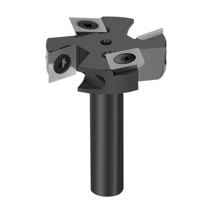 BALUGAEA Planfräser 12mm Schaft Durchmesser 45mm 4 Zähne Hobelfräser Abflachfräser Planfräser für Ob