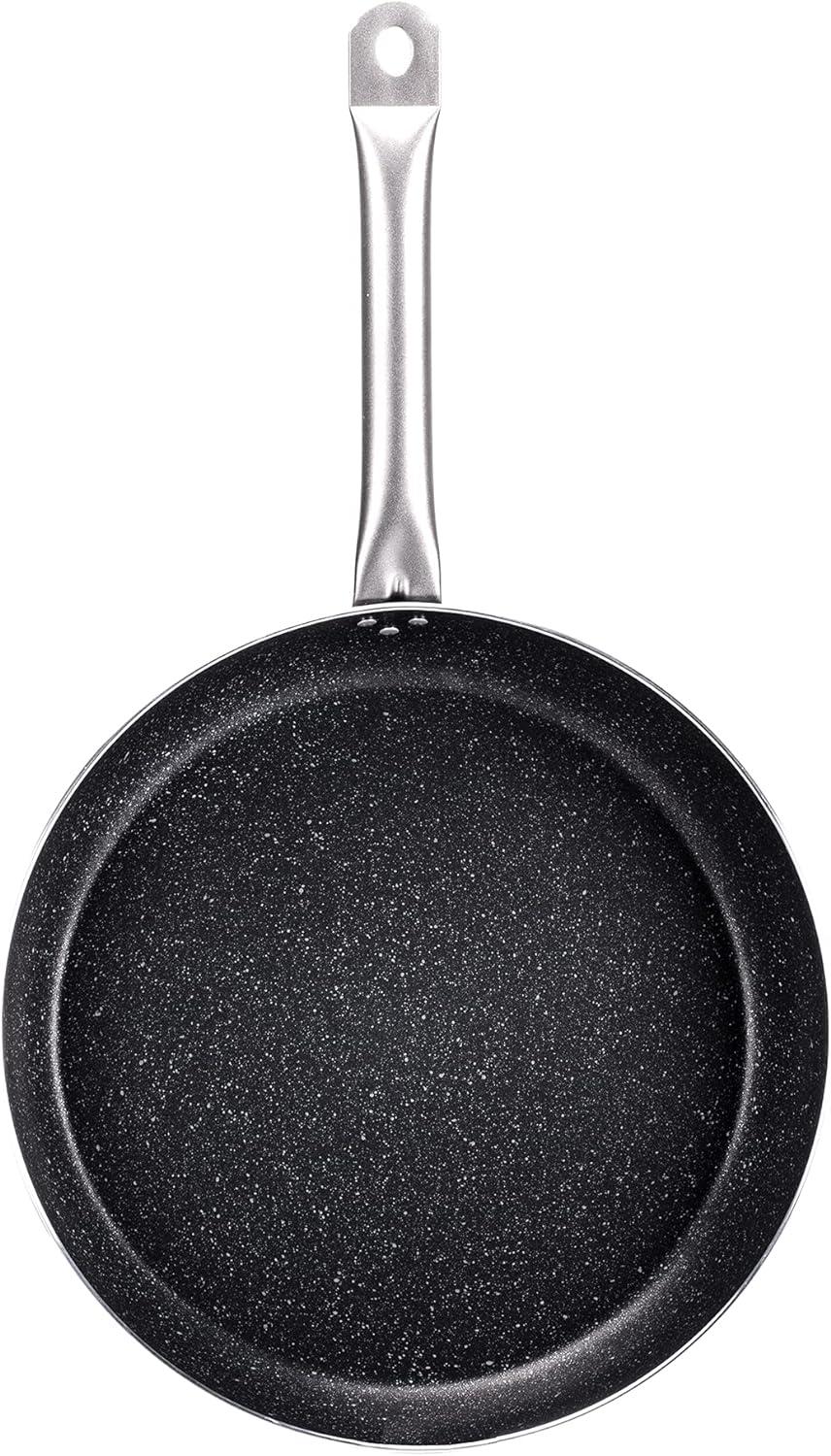 Moneta Etnea Pro Pfanne 34 cm Griff Edelstahl, Schwarz