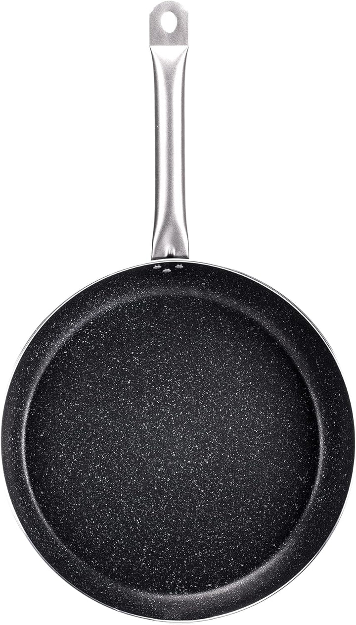 Moneta Etnea Pro Pfanne 34 cm Griff Edelstahl, Schwarz