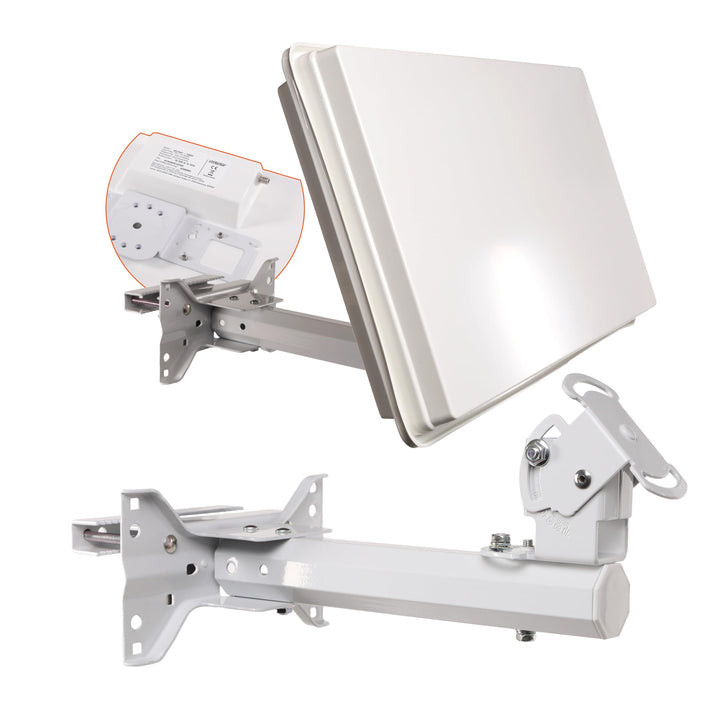 Selfsat H30 D1 Flachantenne für 1 Teilnehmer weiss Single Single, Single Single
