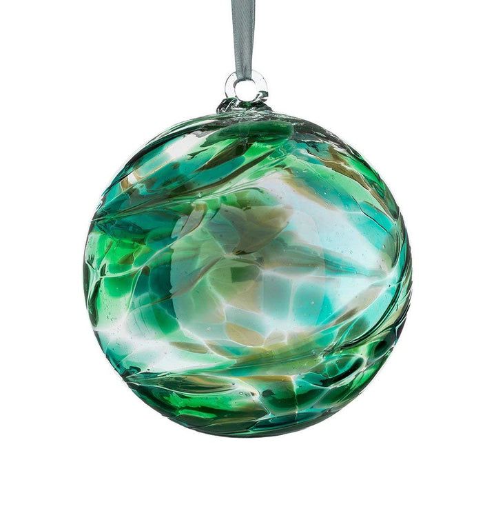Sienna Glass Geburtsstein Mai Freundschaft Ball, smaragd