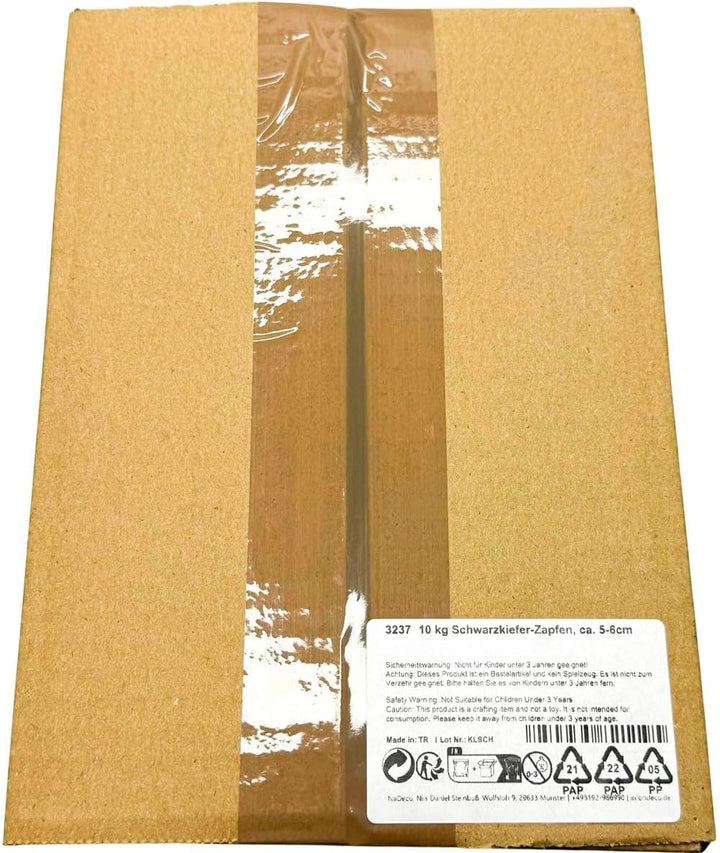 NaDeco 10 kg Schwarzkiefer Zapfen ca. 5-6cm Tannenzapfen Kiefernzapfen Pinus nigra Schwarzkiefern Za