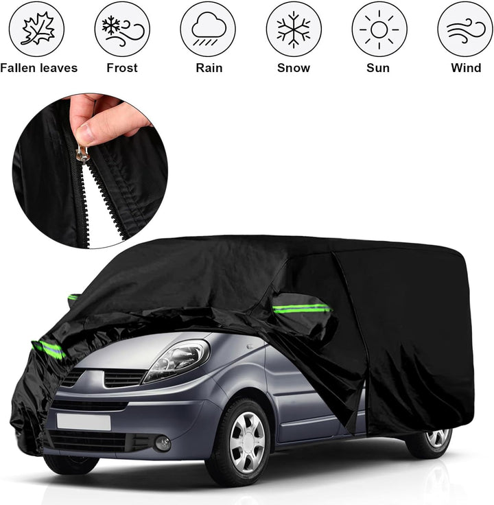 Autoschutzhülle Auto Abdeckung Geeignet für Renault Trafic 2010-2023, SWB Autoabdeckung Auto Abdeckp