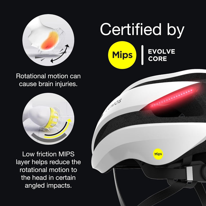 Lumos Ultra Smart-Helm | Fahrradhelm | Vorder- und Rücklicht (LED) | Blinker | Bremslichter | Blueto