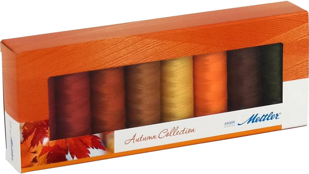 Mettler-Seide Finish Baumwolle Gewinde Geschenk Pack 8/pkg-Autumn