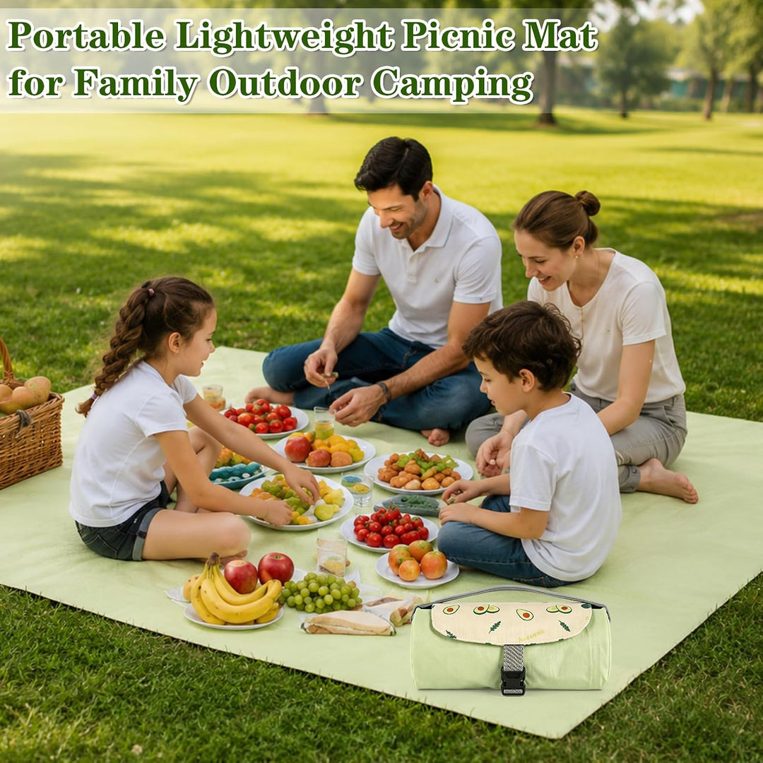 Wasserdichte Picknickdecke (150 × 210 cm),mit Tragegriff für einfachen Transport,diese sandabweisend