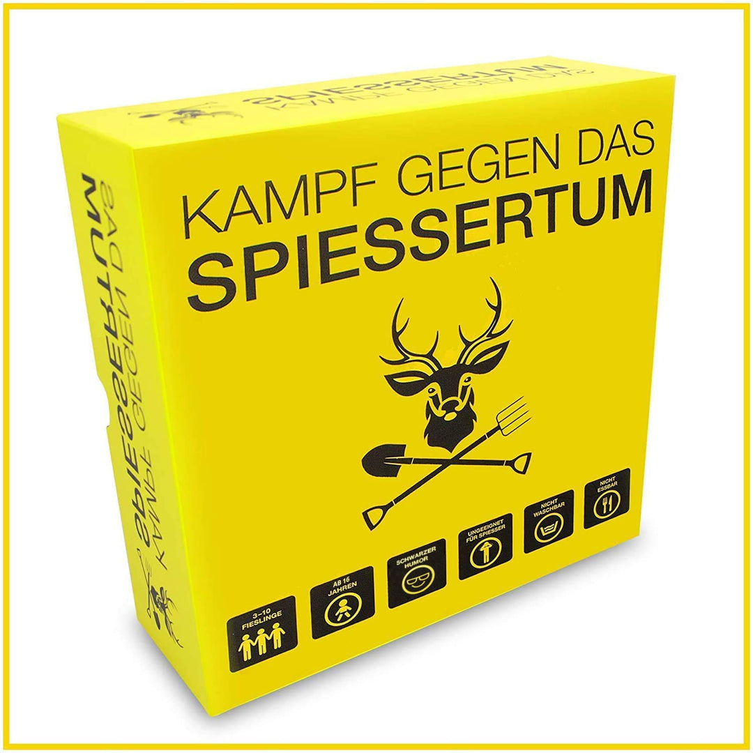 KAMPFHUMMEL Kampf gegen das Spiessertum - das fiese deutsche Kartenspiel für Leute mit schwarzem Hum