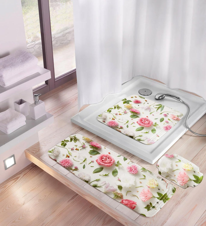 Kleine Wolke Rosalie Duscheinlage, PVC Schaum, Multicolor, 55x 55 cm 55x 55 cm Multicolor, 55x 55 cm
