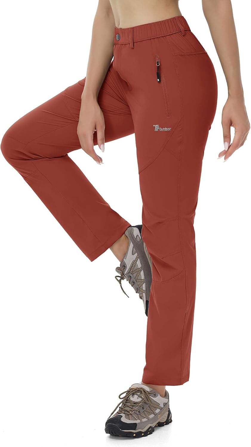 donhobo Damen Outdoor Wanderhose Quick Dry Campinghose Ultraleichter Verschleissfester UV-Schutz Atm