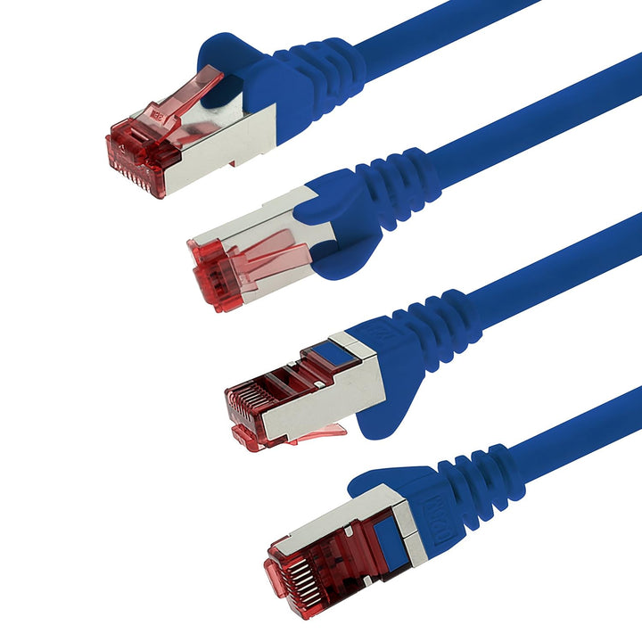 1aTTack.de - 10x 10m CAT6 Patchkabel S/FTP PIMF Schirmung CAT.6 RJ45 Netzwerkkabel Ethernetkabel DSL