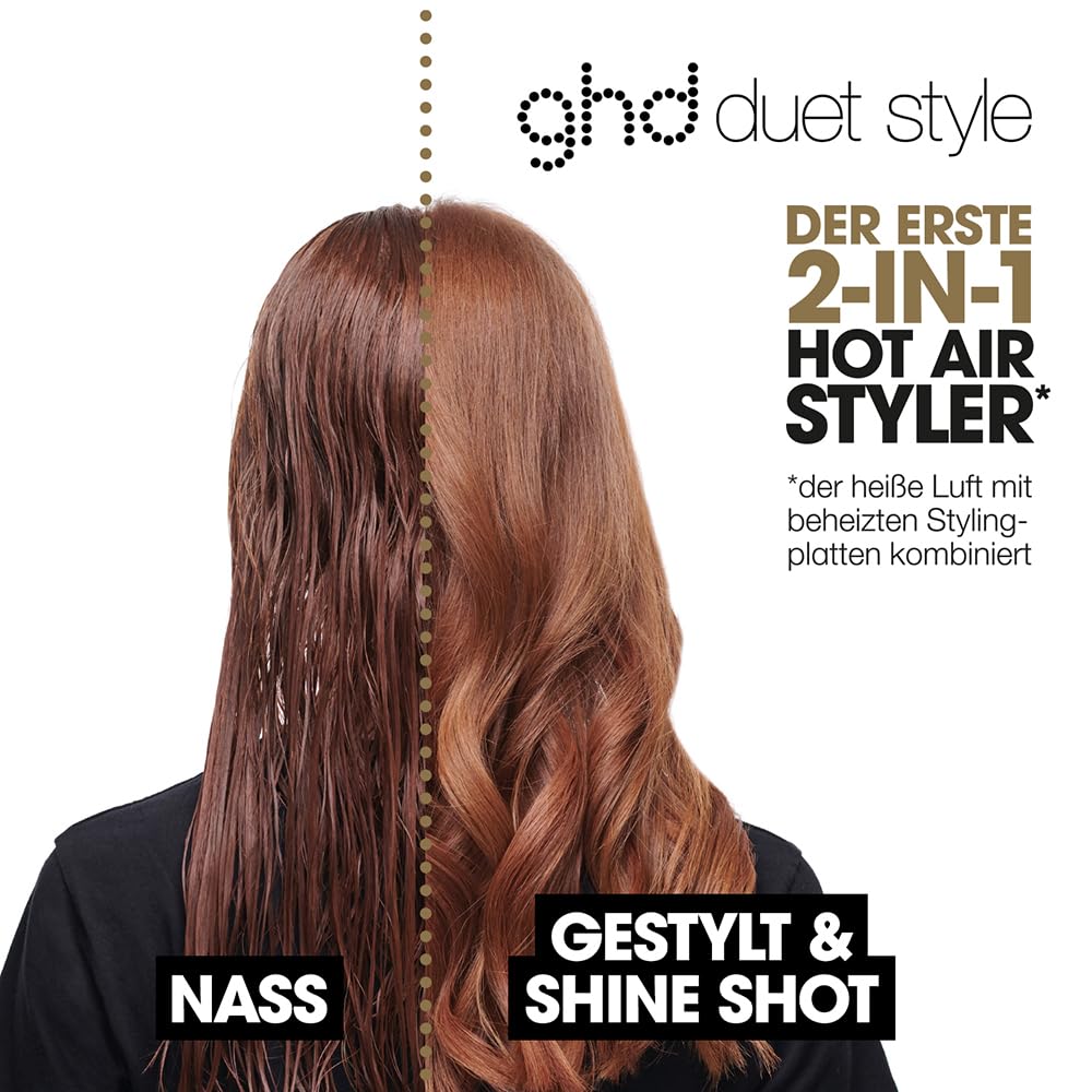 ghd Duet Style 2-in-1 Heissluft-Styler - Von Nass zu Gestylt ohne Hitzeschäden, Frizz-freies Haar, M