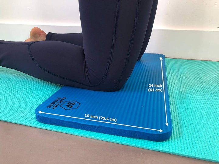 Yoga Knieschoner 15 mm dick um Knie Ellenbogen Unterarme und Handgelenke zu polstern Pilates Kniesch