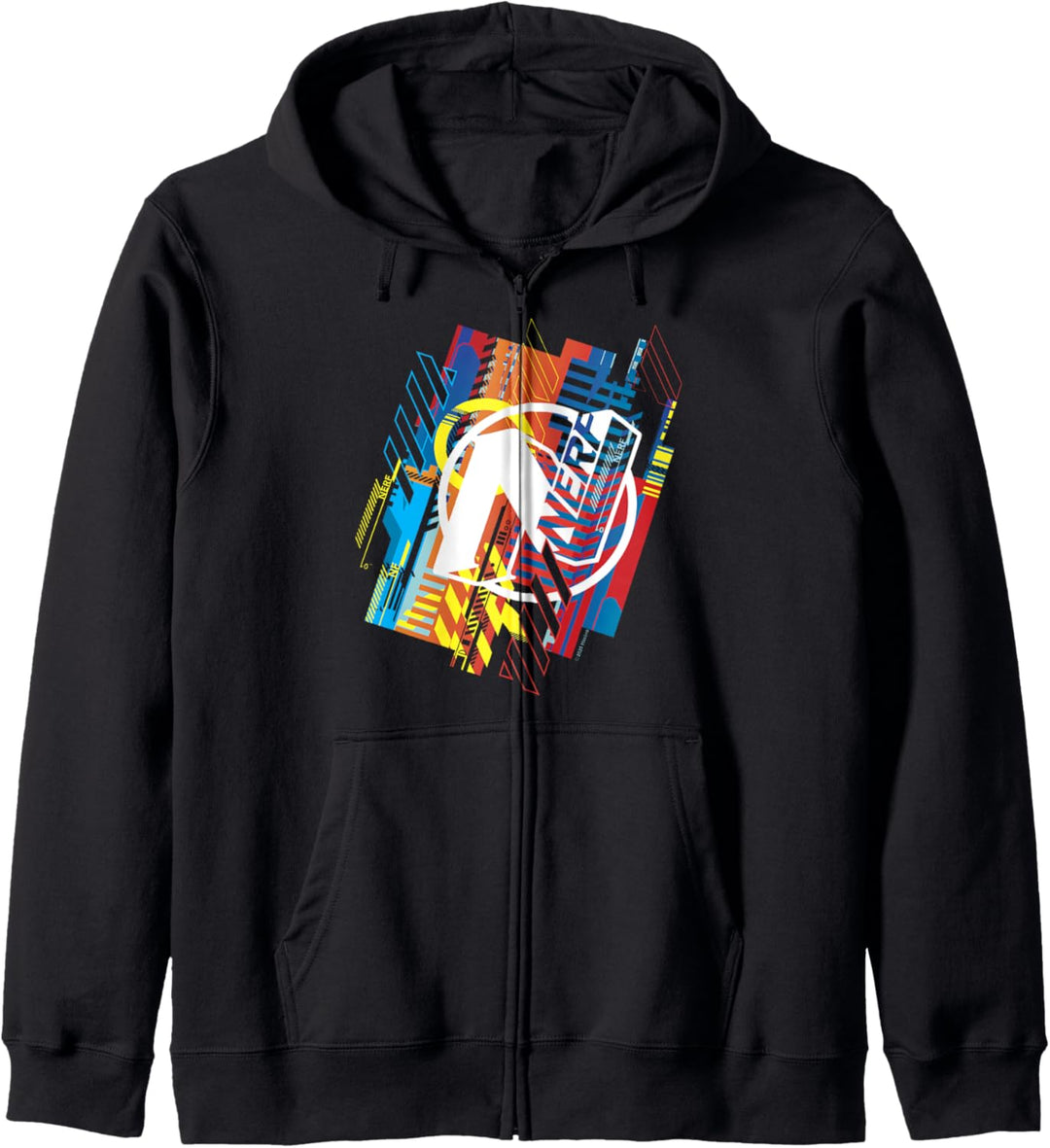 Nerf N Logo Glitched Kapuzenjacke