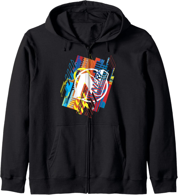 Nerf N Logo Glitched Kapuzenjacke