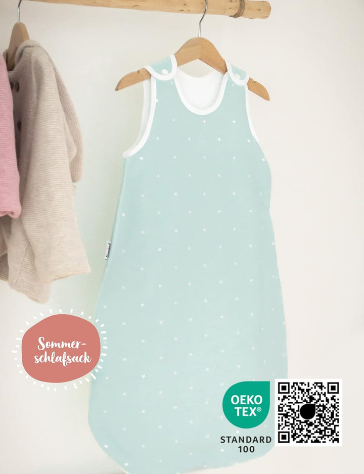 Ehrenkind® Baby Sommerschlafsack Rund | Bio-Baumwolle | Oeko-TEX® Sommer Schlafsack Baby Verschieden