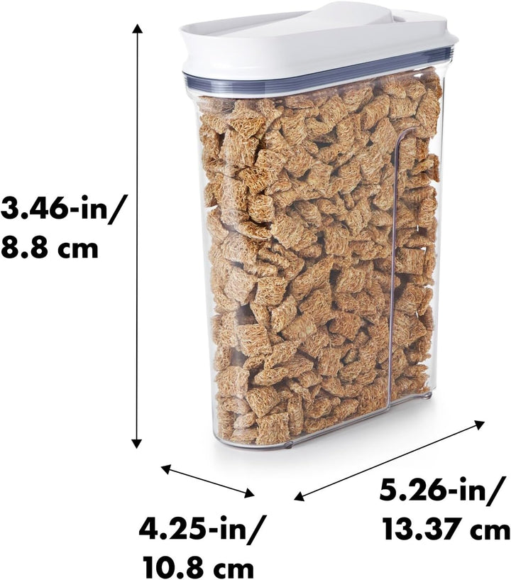 OXO Good Grips POP Müslispender gross (4,2 l) – Vorratsdose mit Deckel für eine luftdichte Aufbewahr