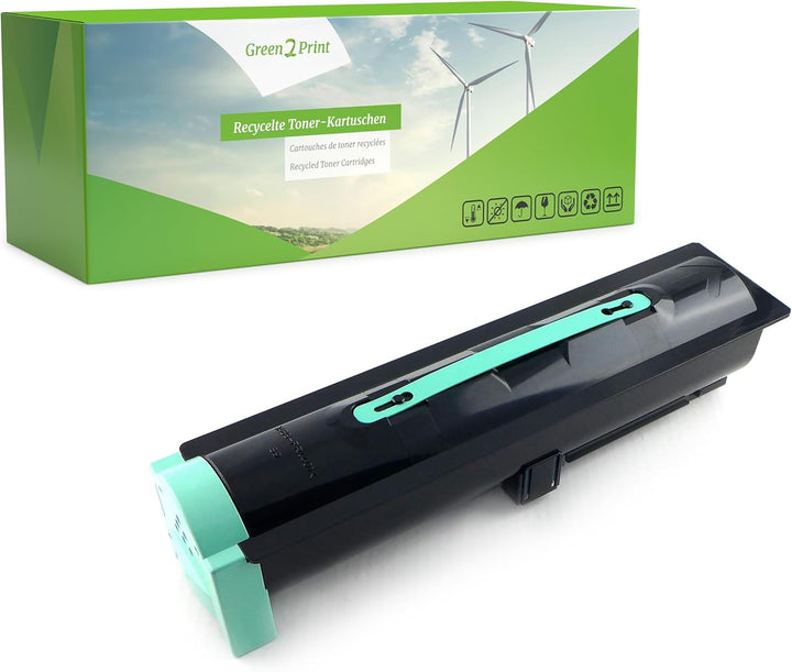 Green2Print Toner schwarz 35000 Seiten ersetzt Lexmark X860H21G passend für Lexmark OptraX860, Optra