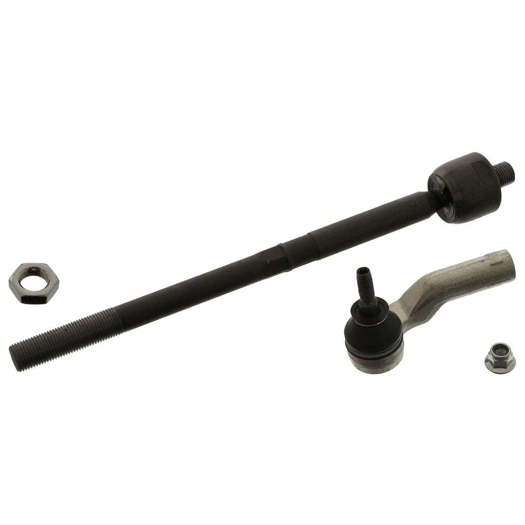 febi bilstein 43525 Spurstange mit Endstück, Mutter und Sicherungsmutter , 1 Stück Vorderachse links