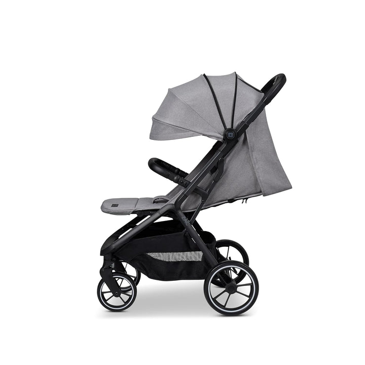 MOON ZAC stone/melange, Buggy mit Liegefunktion, bis 22kg, UV-Schutz 50+, zusammenklappbar, grosse R