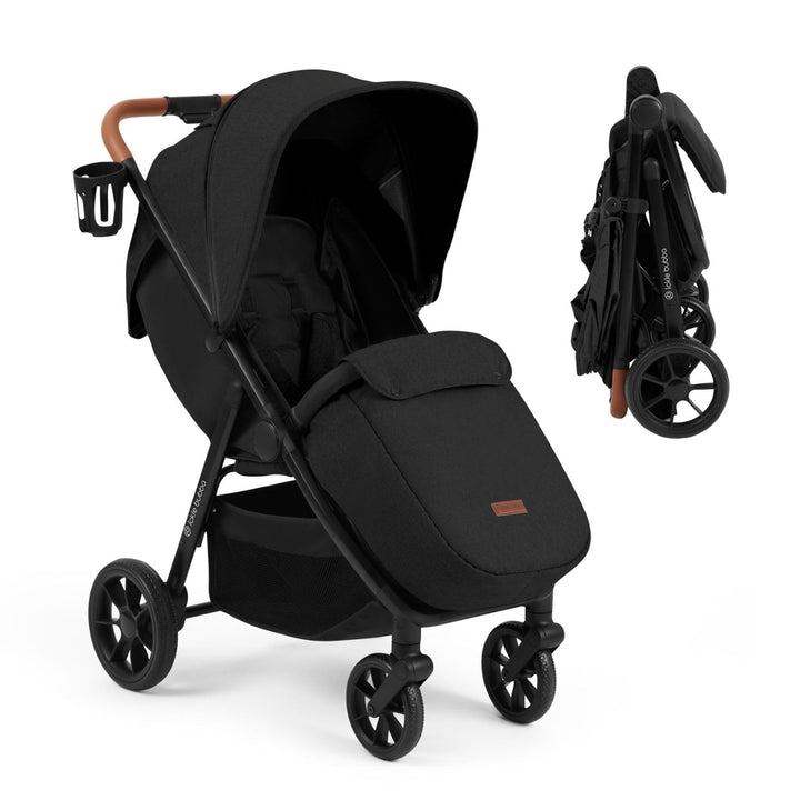 Ickle Bubba Stomp Stride Prime Kinderwagen (Mitternacht) – Geburt bis 22 kg, extra grosser Sitz, Mul